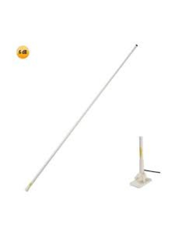 ANTENA VHF 6DBS PORTOFINO - 2,3M EM FIBRA DE VIDRO